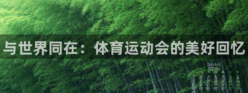 谈球吧体育官网：与世界同在：体育运动会的美好回忆